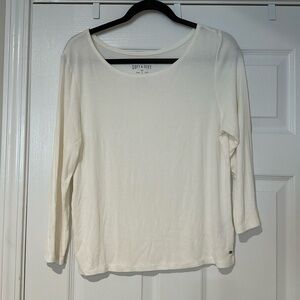American Eagle Soft & Sexy Ribbed Long-sleeved Shirt